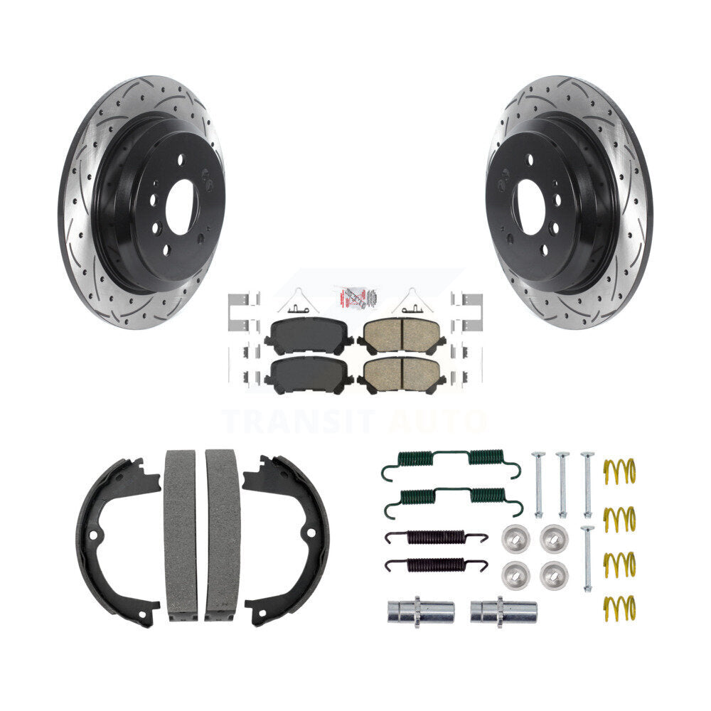 Transit Auto KDA-103824 Disc Brake Kit for 2016-2024 Honda Passport, Honda Ridgeline, Honda Pilot - Rear product image