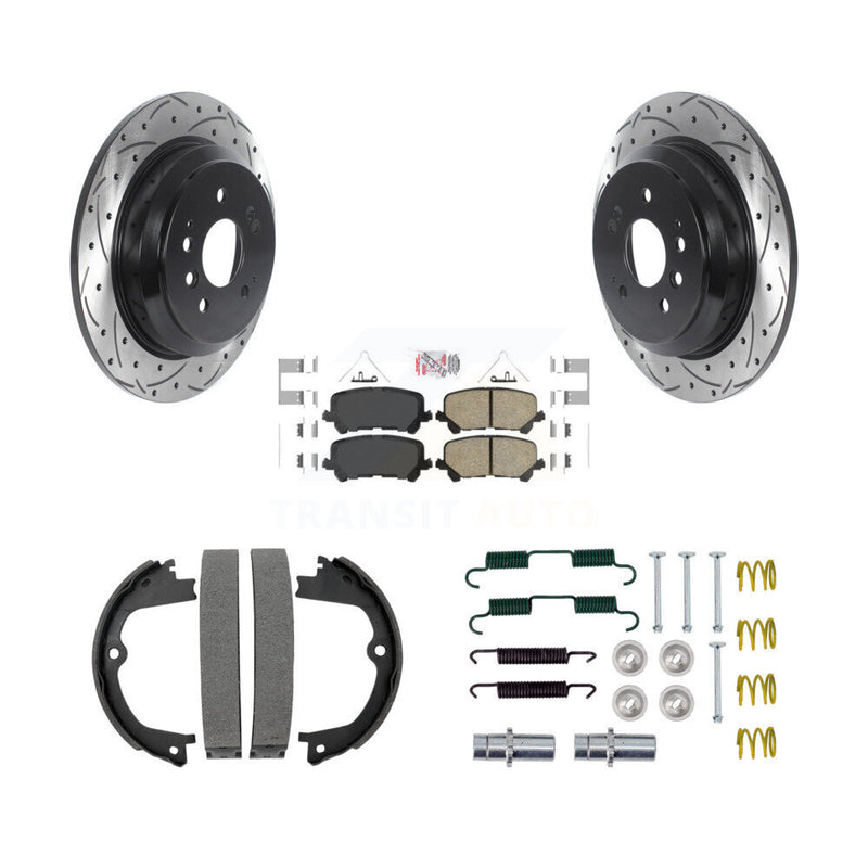 Transit Auto KDA-103824 Disc Brake Kit for 2016-2024 Honda Passport, Honda Ridgeline, Honda Pilot - Rear product image