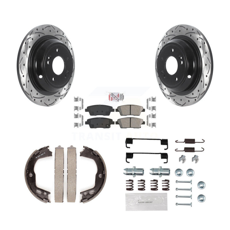 Transit Auto KDA-103825 Disc Brake Kit for 2010-2014 Hyundai Genesis - Rear product image