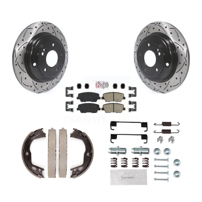 Transit Auto KDA-103827 Disc Brake Kit for 2010-2016 Hyundai Genesis Coupe - Rear product image