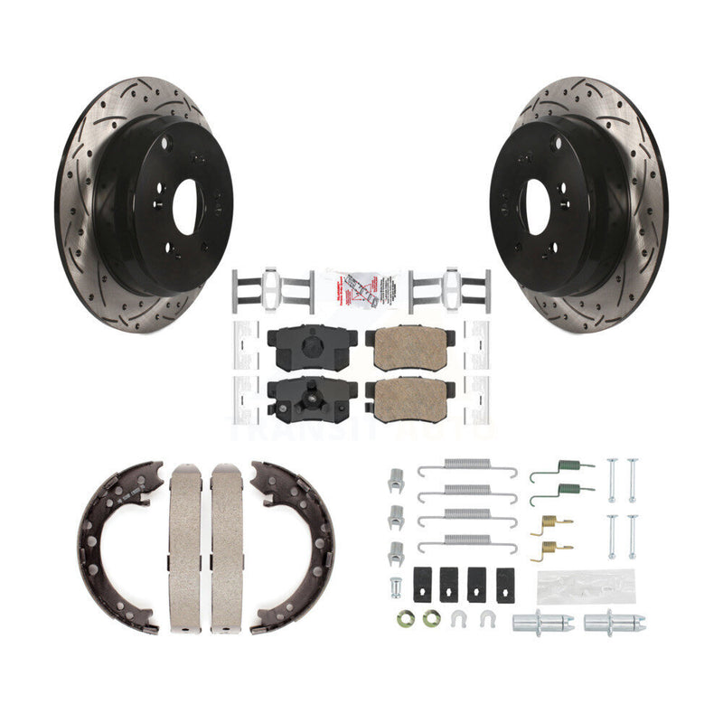 Transit Auto KDA-103830 Disc Brake Kit for 2007-2018 Acura RDX, Honda CR-V - Rear product image
