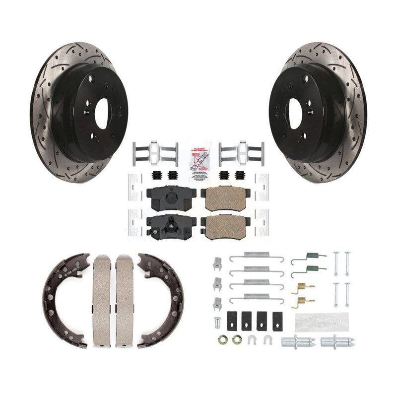 Transit Auto KDA-103831 Disc Brake Kit for 2007-2018 Acura RDX, Honda CR-V - Rear product image