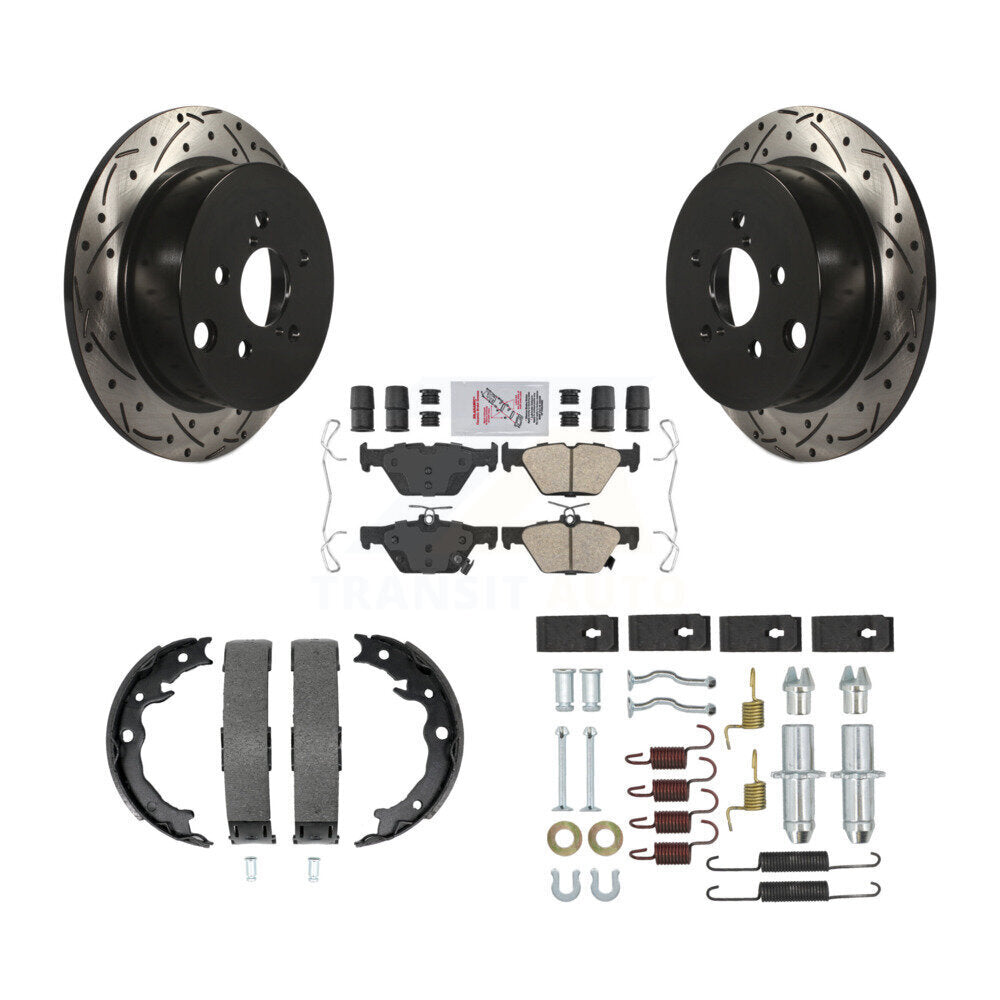 Transit Auto KDA-103836 Disc Brake Kit for 2019-2020 Subaru Crosstrek - Rear product image