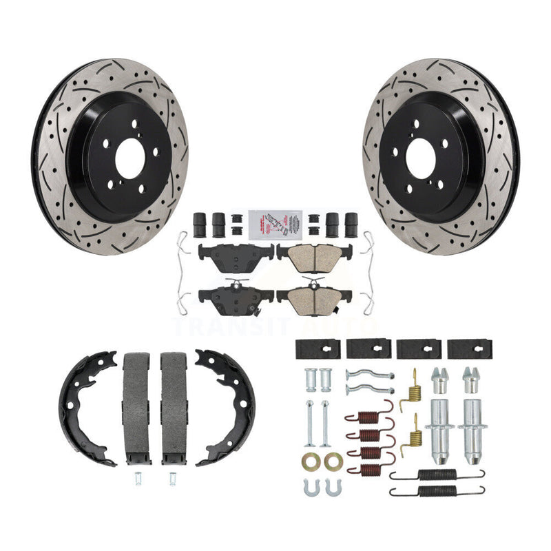 Transit Auto KDA-103838 Disc Brake Kit for 2021 Subaru Crosstrek - Rear product image