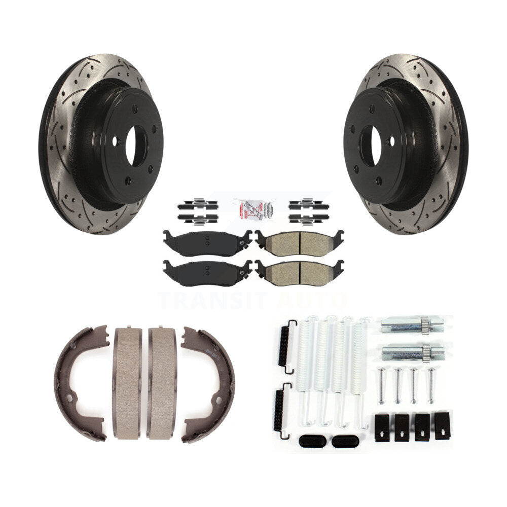 Transit Auto KDA-103840 Disc Brake Kit for 2007-2021 Ram 1500 Classic, Ram 1500, Chrysler Aspen & more - Rear product image