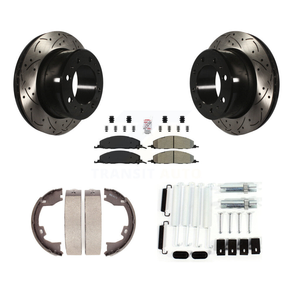Transit Auto KDA-103841 Disc Brake Kit for 2012 Ram 1500 - Rear product image