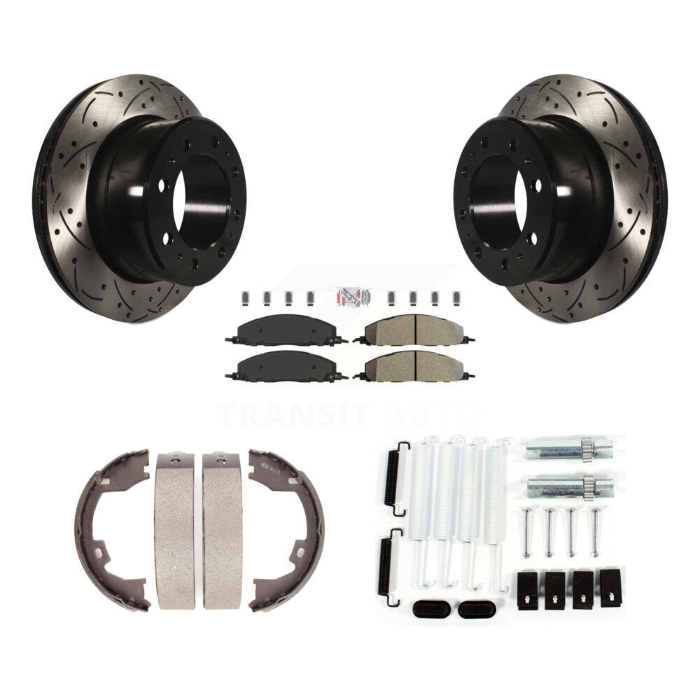Transit Auto KDA-103842 Disc Brake Kit for 2012 Ram 1500 - Rear product image