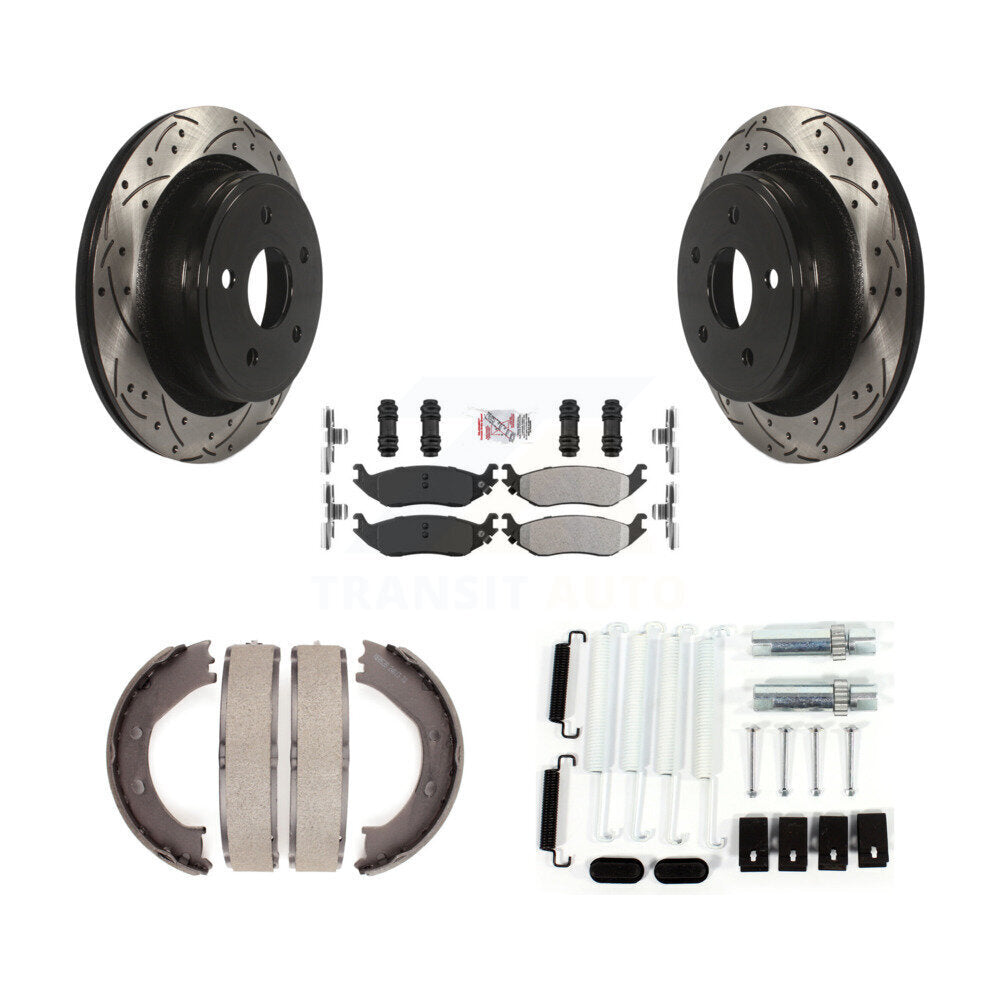 Transit Auto KDA-103843 Disc Brake Kit for 2002-2008 Dodge Ram 1500, Chrysler Aspen, Dodge Durango - Rear product image