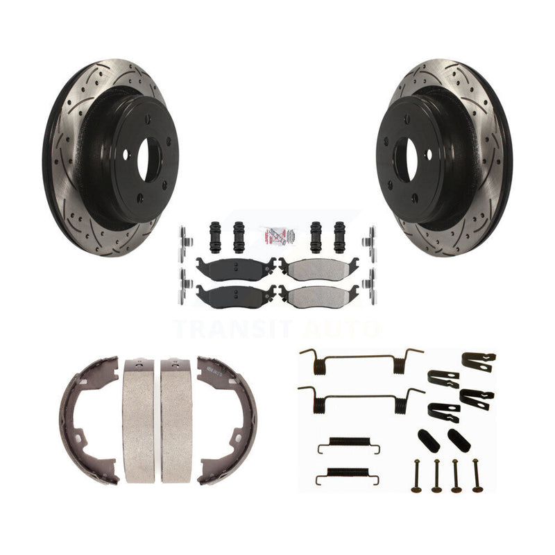Transit Auto KDA-103845 Disc Brake Kit for 2007-2008 Dodge Ram 1500 - Rear product image