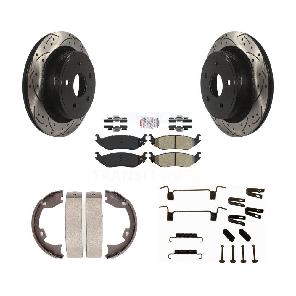 Transit Auto KDA-103846 Disc Brake Kit for 2007-2008 Dodge Ram 1500 - Rear product image