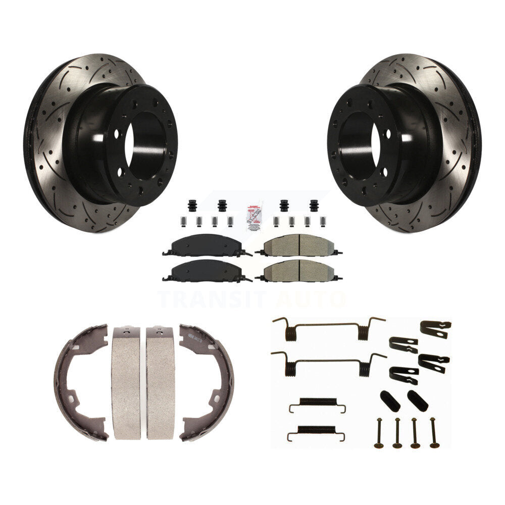 Transit Auto KDA-103851 Disc Brake Kit for 2009-2018 Ram 2500, Ram 3500, Dodge Ram 2500 & more - Rear product image