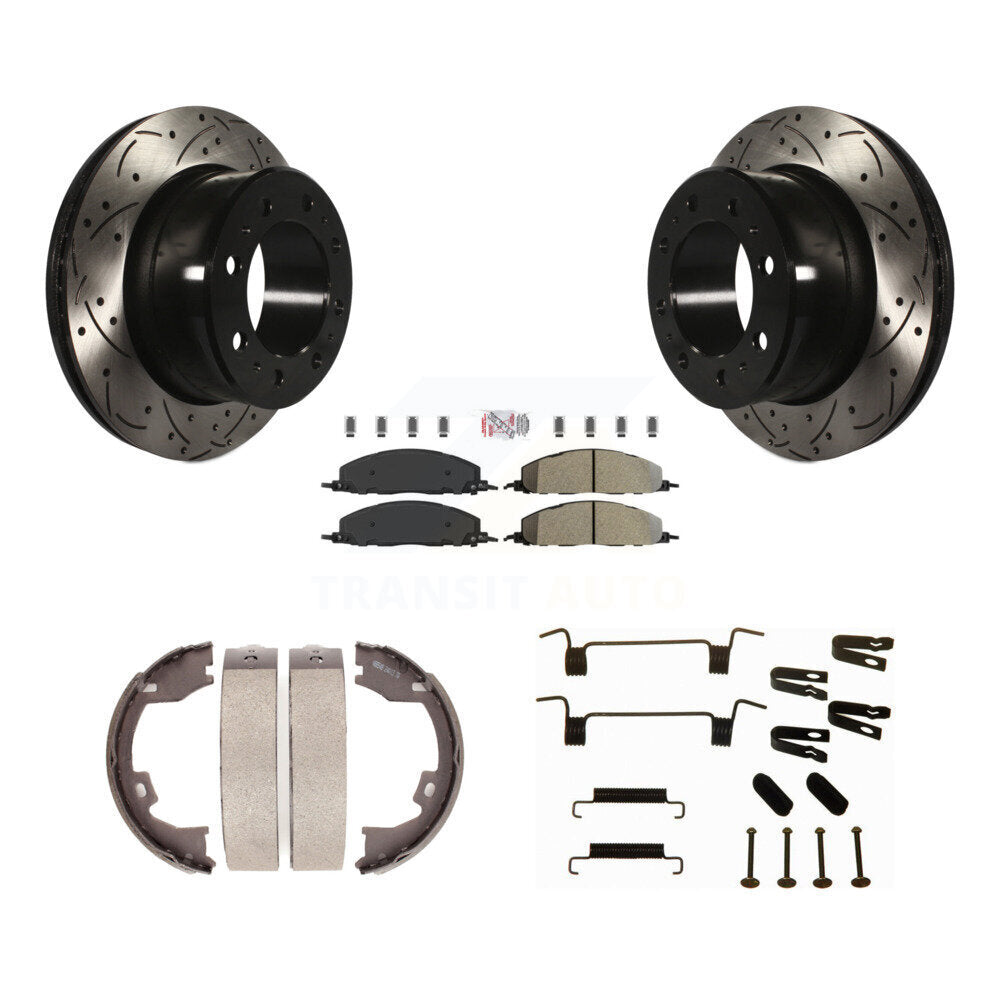 Transit Auto KDA-103852 Disc Brake Kit for 2009-2018 Ram 2500, Ram 3500, Dodge Ram 2500 & more - Rear product image