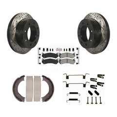 Transit Auto KDA-103856 Disc Brake Kit for 1999-2010 GMC Sierra 3500 HD, Chevrolet Silverado 2500 HD, Chevrolet Suburban 2500 & more - Rear product image