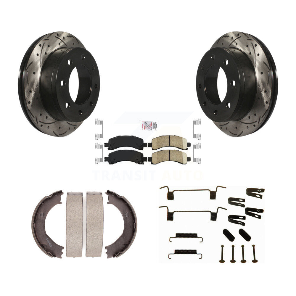Transit Auto KDA-103857 Disc Brake Kit for 2003-2008 Chevrolet Express 2500, GMC Savana 2500 - Rear product image