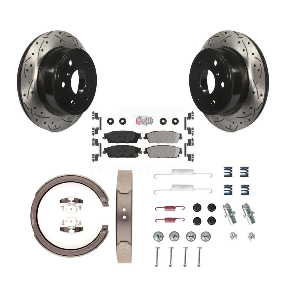 Transit Auto KDA-103867 Disc Brake Kit for 2013 Chevrolet Silverado 1500, GMC Sierra 1500 - Rear product image