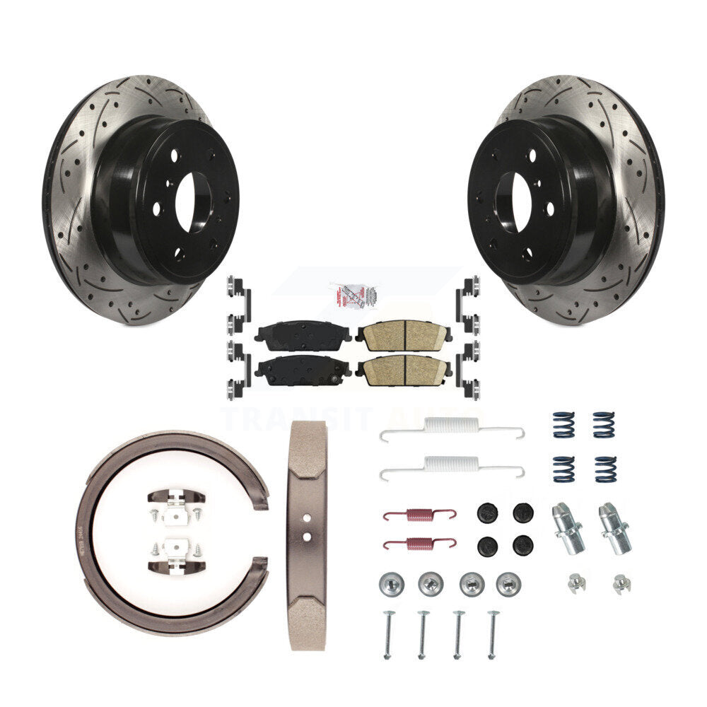 Transit Auto KDA-103868 Disc Brake Kit for 2013 Chevrolet Silverado 1500, GMC Sierra 1500 - Rear product image