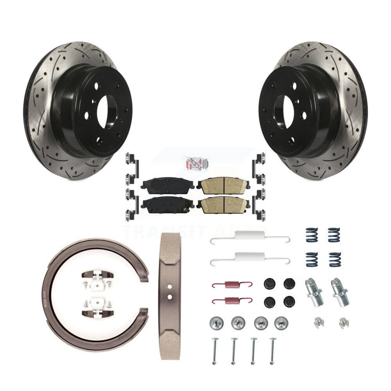 Transit Auto KDA-103868 Disc Brake Kit for 2013 Chevrolet Silverado 1500, GMC Sierra 1500 - Rear product image