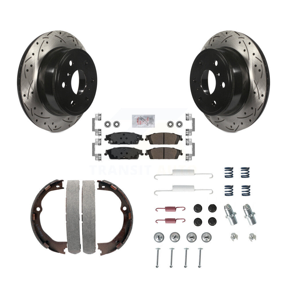 Transit Auto KDA-103869 Disc Brake Kit for 2014-2020 Chevrolet Suburban, GMC Yukon XL, Cadillac Escalade & more - Rear product image