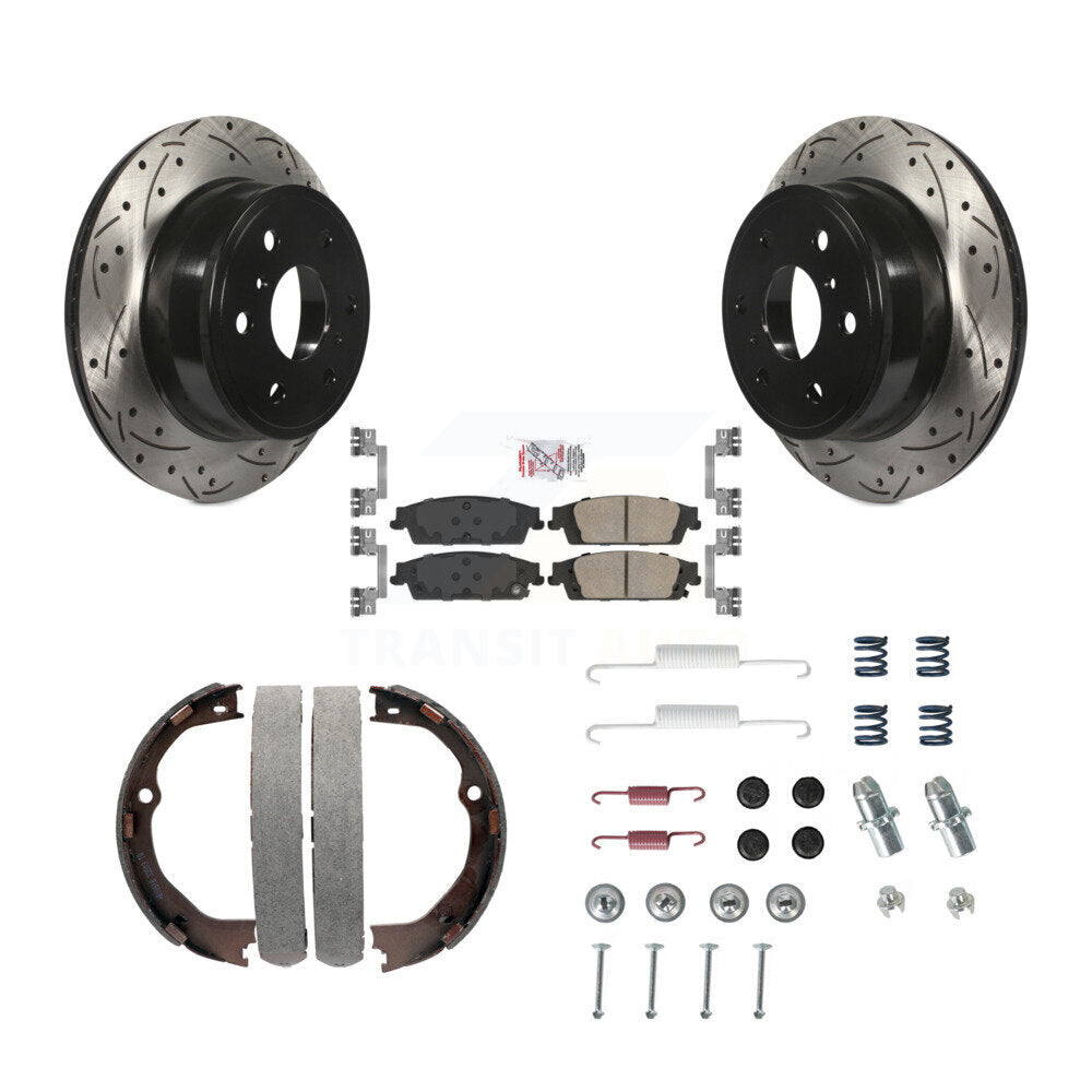 Transit Auto KDA-103871 Disc Brake Kit for 2014-2020 Chevrolet Suburban, GMC Yukon XL, Cadillac Escalade & more - Rear product image