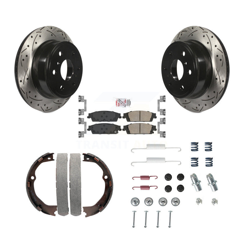 Transit Auto KDA-103871 Disc Brake Kit for 2014-2020 Chevrolet Suburban, GMC Yukon XL, Cadillac Escalade & more - Rear product image