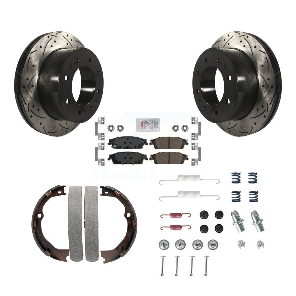 Transit Auto KDA-103872 Disc Brake Kit for 2017-2019 Chevrolet Suburban - Rear product image