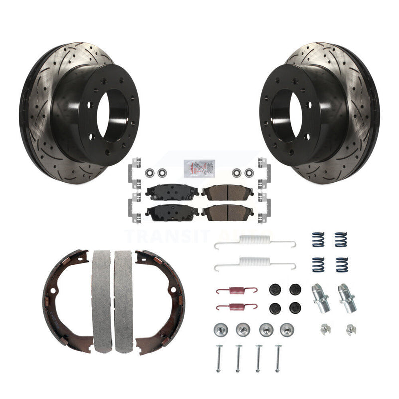 Transit Auto KDA-103872 Disc Brake Kit for 2017-2019 Chevrolet Suburban - Rear product image