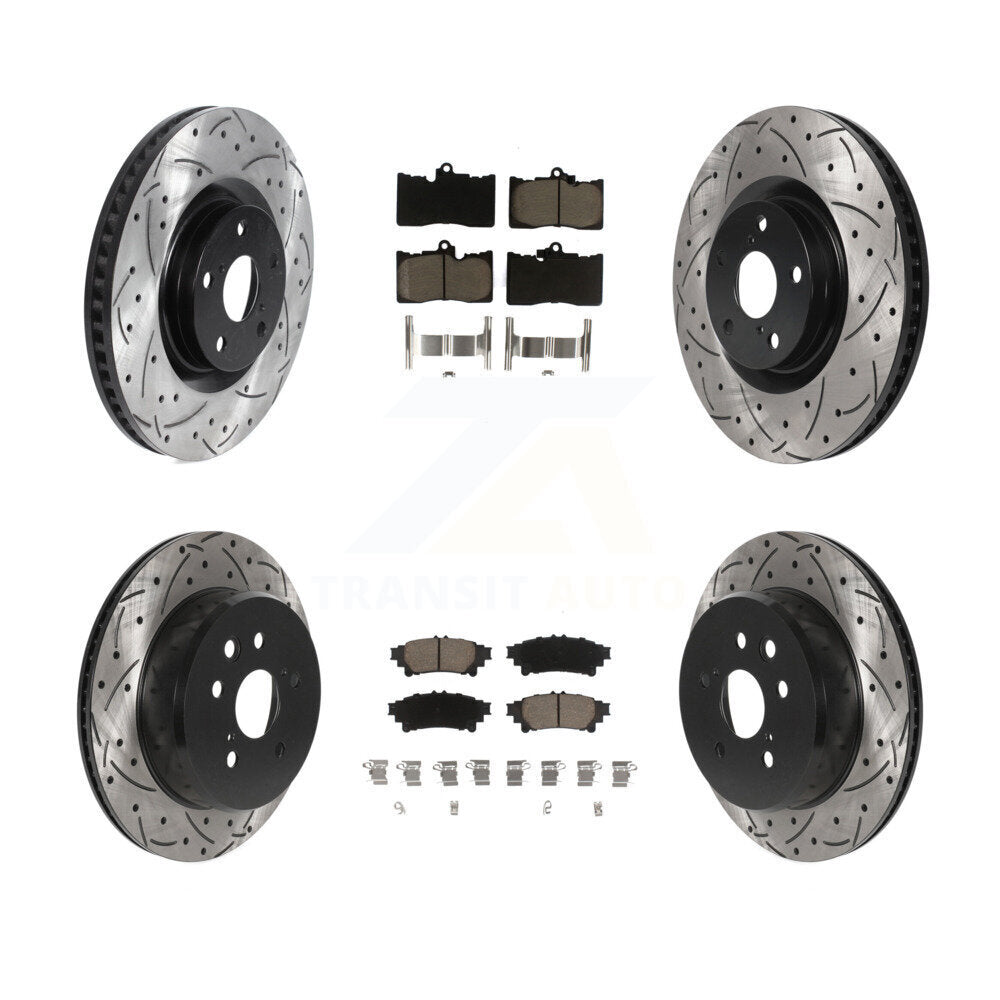Transit Auto KDC-100001 Disc Brake Kit for 2013-2020 Lexus IS350, Lexus GS300, Lexus IS300 & more - Front and Rear product image