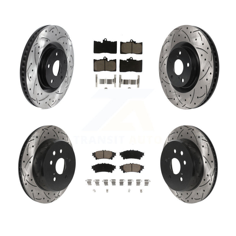 Transit Auto KDC-100001 Disc Brake Kit for 2013-2020 Lexus IS350, Lexus GS300, Lexus IS300 & more - Front and Rear product image
