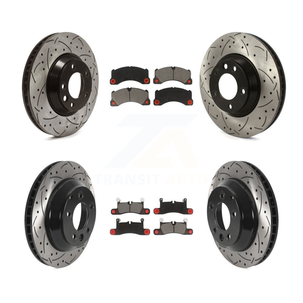 Transit Auto KDC-100003 Disc Brake Kit for 2011-2013 Porsche Cayenne - Front and Rear product image