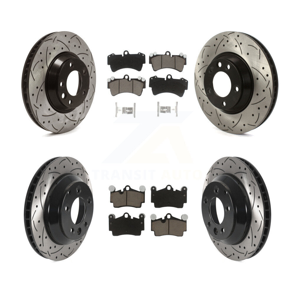 Transit Auto KDC-100004 Disc Brake Kit for 2004-2015 Audi Q7, Volkswagen Touareg - Front and Rear product image