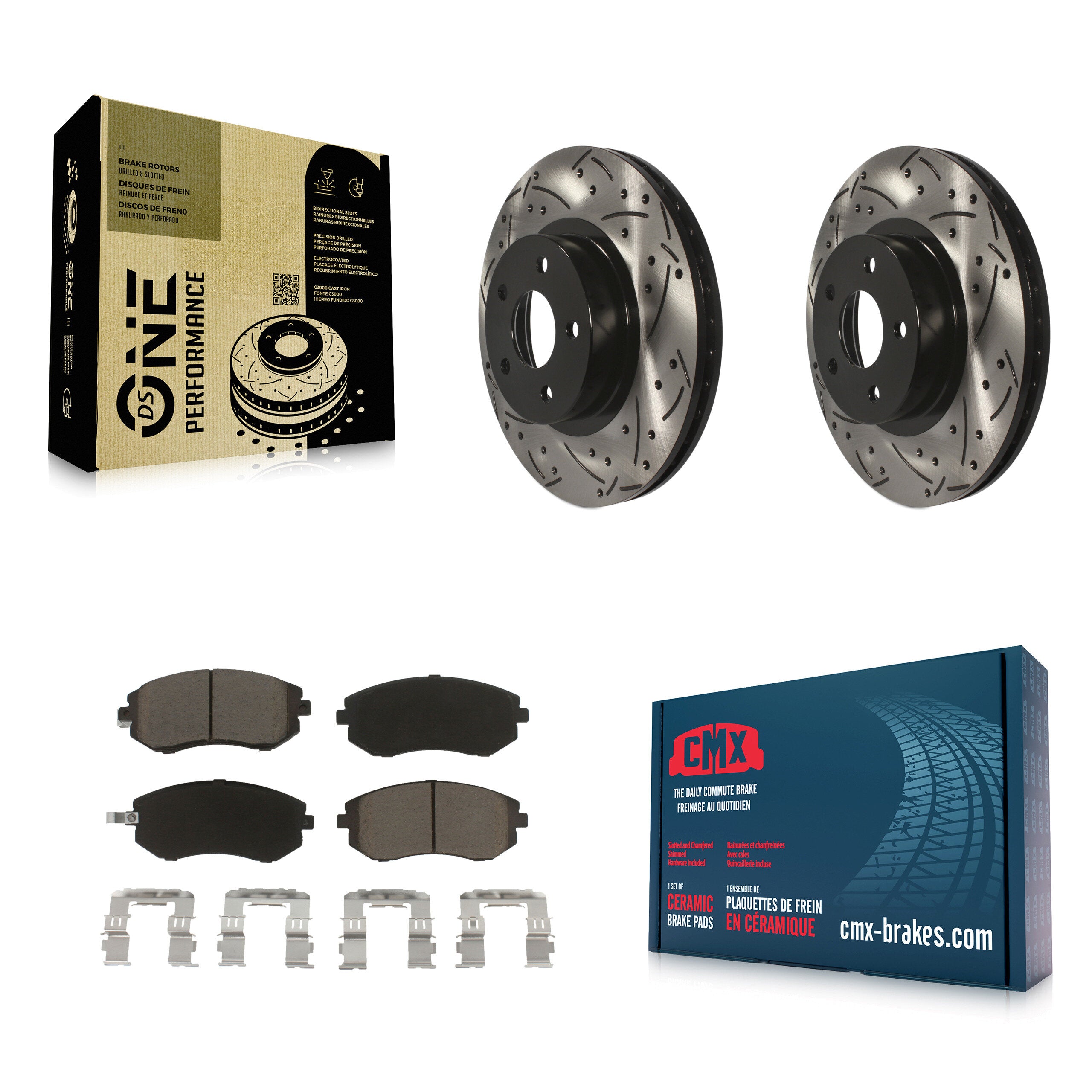 Transit Auto KDC-100009 Disc Brake Kit for 2002-2010 Subaru Impreza, Saab 9-2X, Subaru Legacy - Front product image