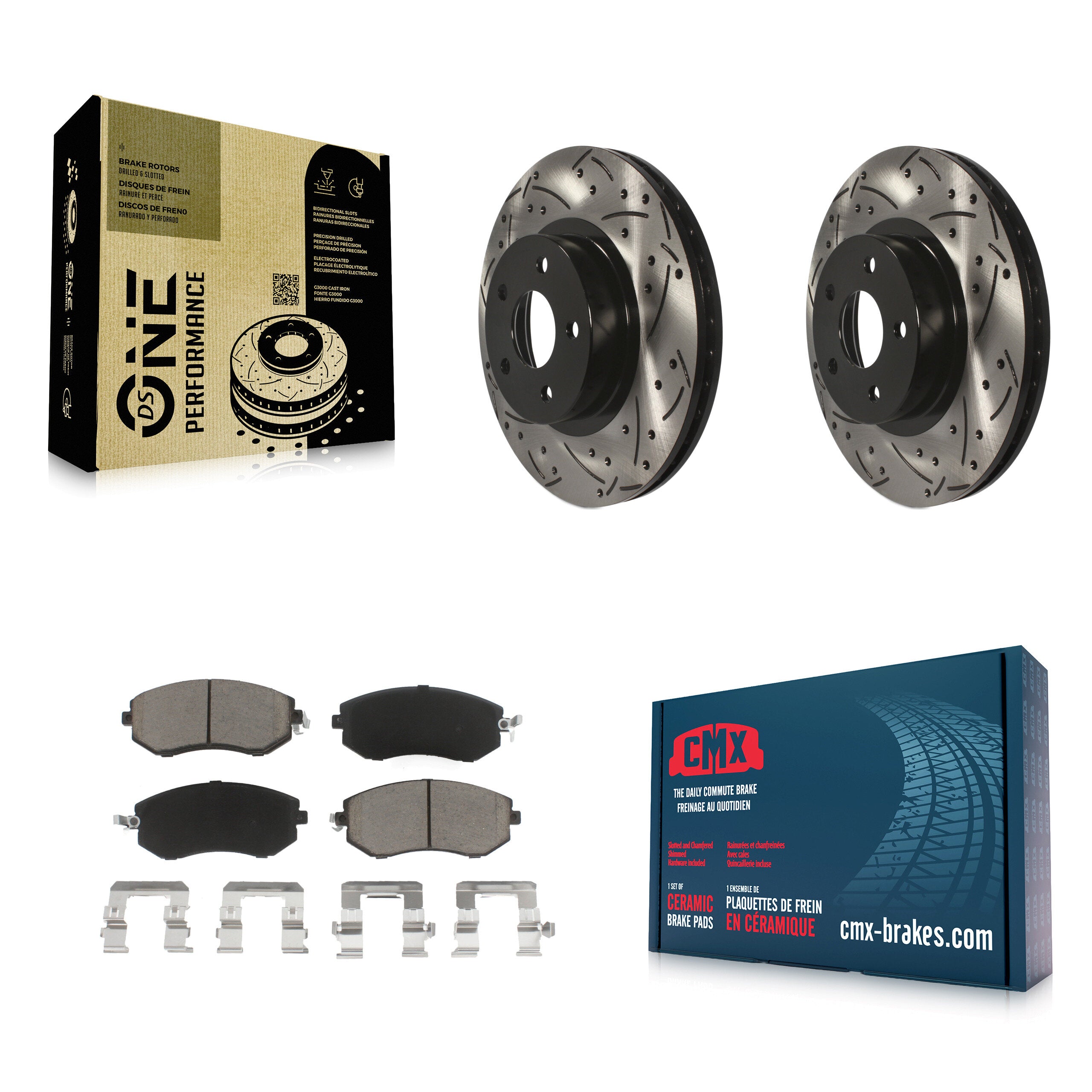 Transit Auto KDC-100011 Disc Brake Kit for 2011-2016 Subaru Impreza, Scion FR-S, Subaru BRZ - Front product image