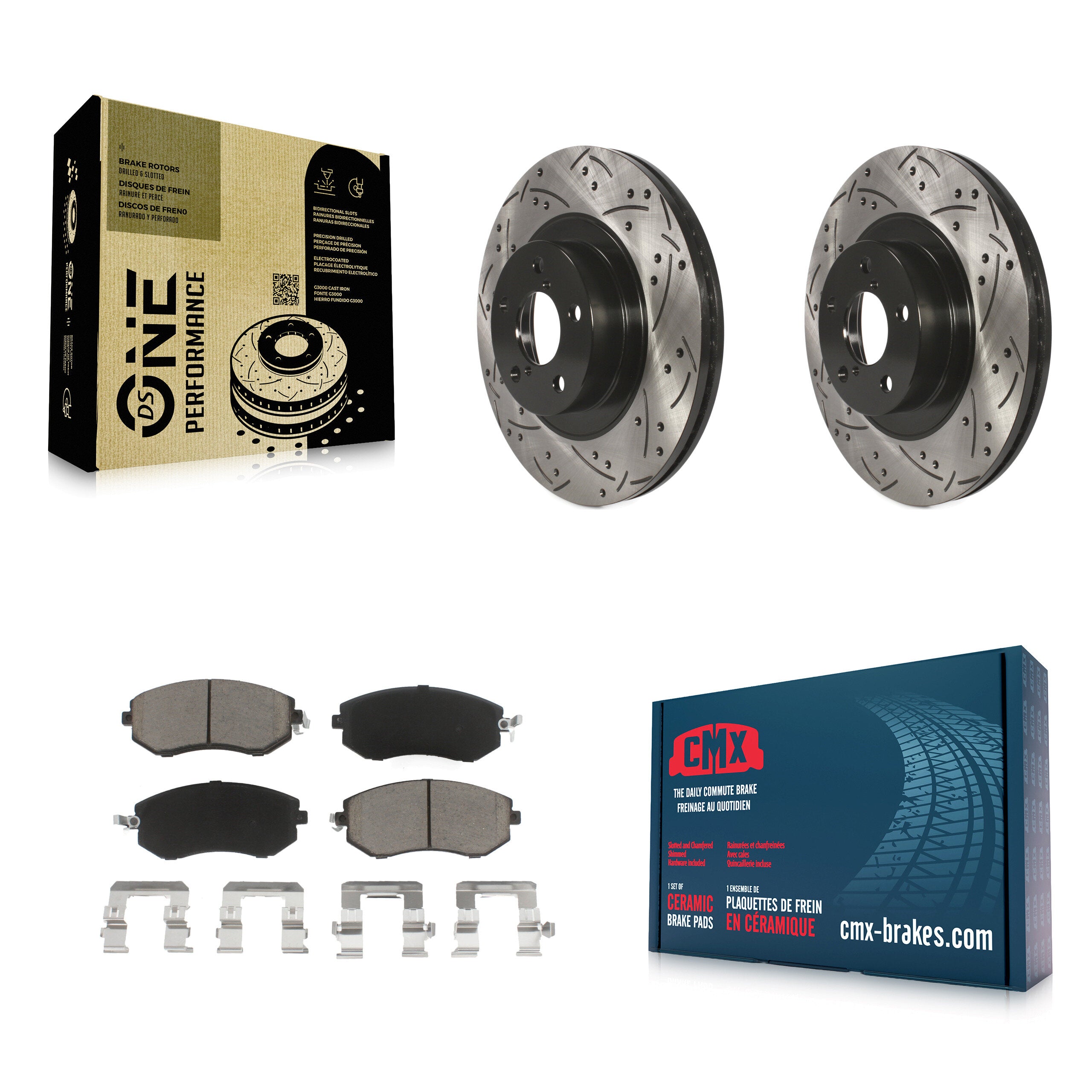 Transit Auto KDC-100012 Disc Brake Kit for 2011-2023 Subaru BRZ, Toyota GR86, Toyota 86 & more - Front product image