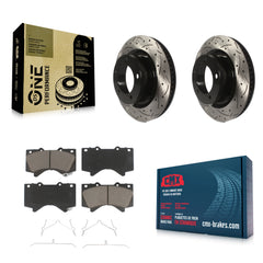 Transit Auto KDC-100013 Disc Brake Kit for 2007-2022 Toyota Land Cruiser, Lexus LX570, Toyota Sequoia & more - Front product image