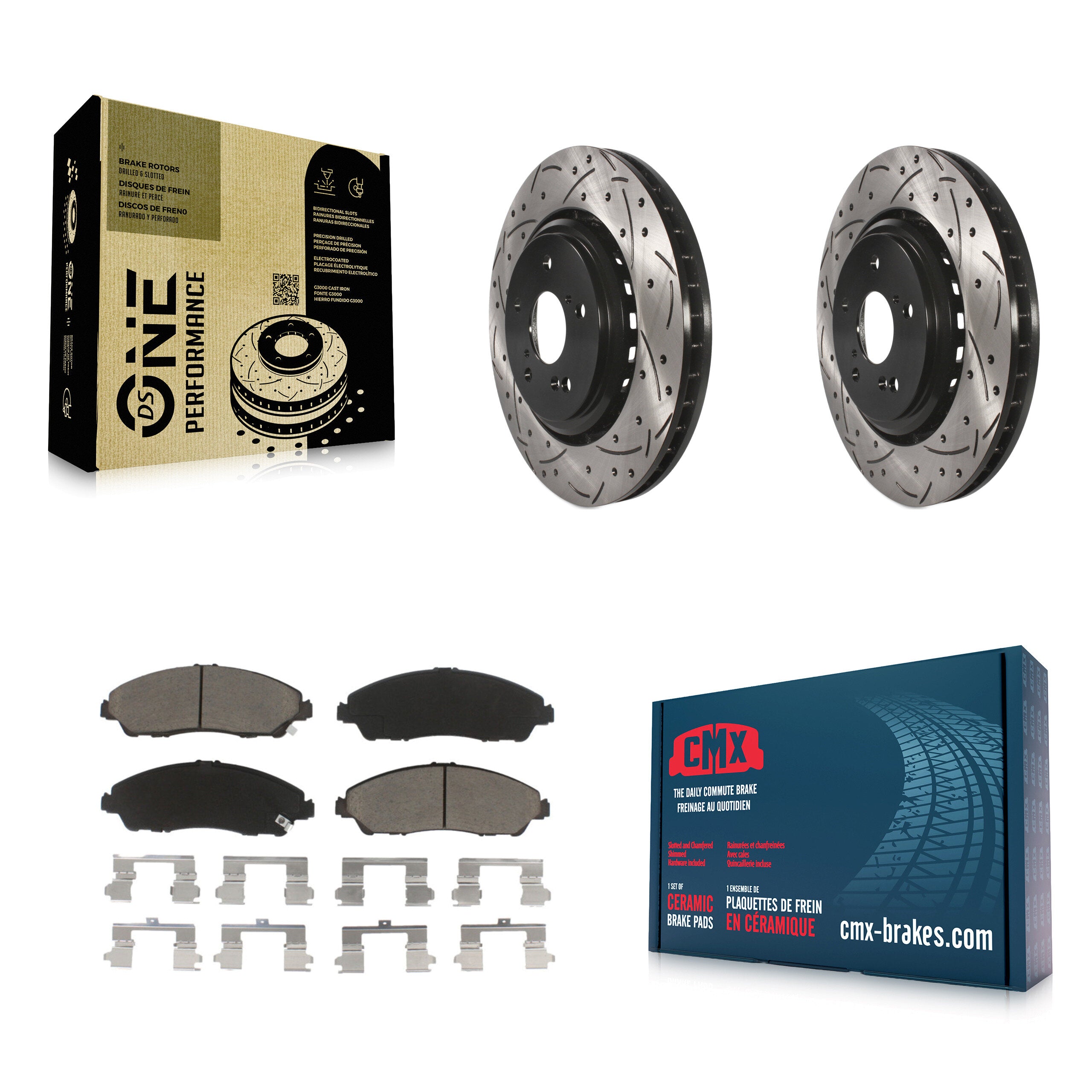 Transit Auto KDC-100014 Disc Brake Kit for 2014-2016 Acura MDX - Front product image