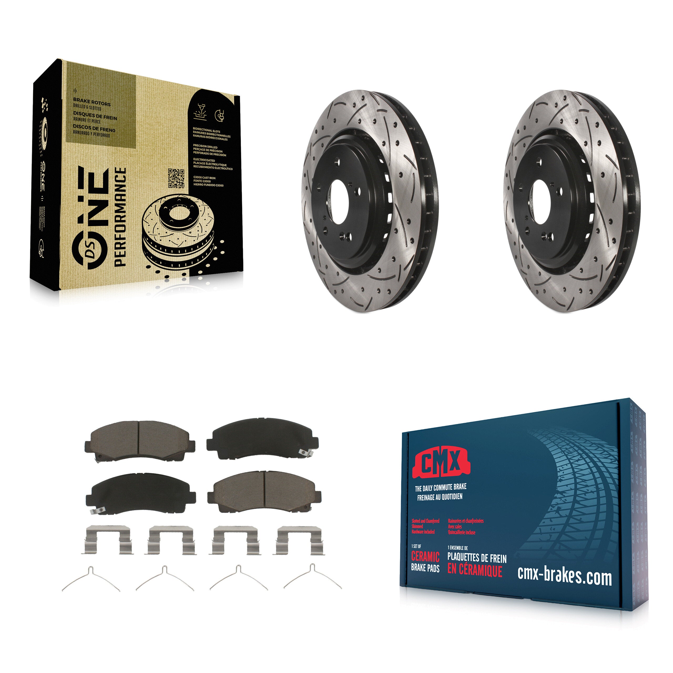 Transit Auto KDC-100015 Disc Brake Kit for 2015-2020 Acura TLX - Front product image