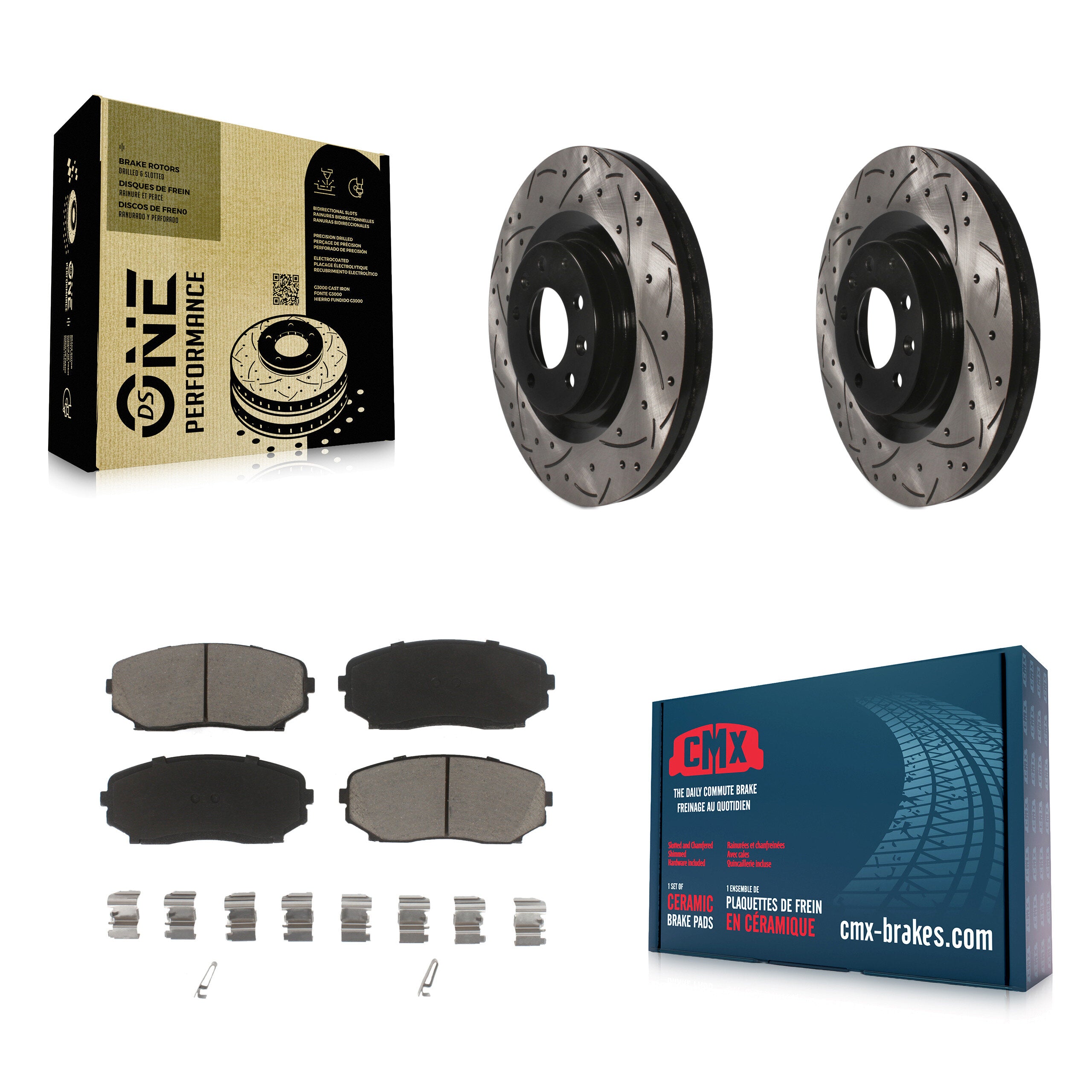 Transit Auto KDC-100016 Disc Brake Kit for 2007-2015 Mazda CX-9 - Front product image