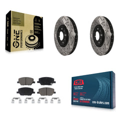 Transit Auto KDC-100021 Disc Brake Kit for 2015-2022 Jeep Compass, Fiat 500X, Jeep Renegade - Front product image