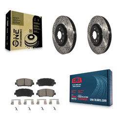 Transit Auto KDC-100023 Disc Brake Kit for 2015-2023 Jeep Cherokee, Chrysler 200 - Front product image