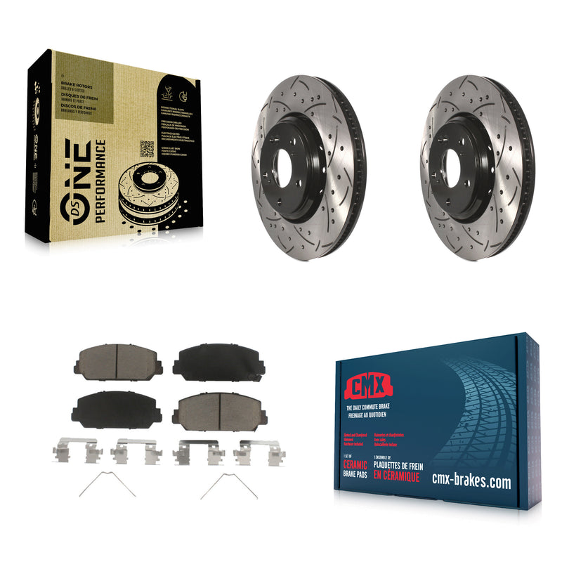 Transit Auto KDC-100026 Disc Brake Kit for 2016-2022 Acura ILX, Honda Accord, Honda Civic - Front product image