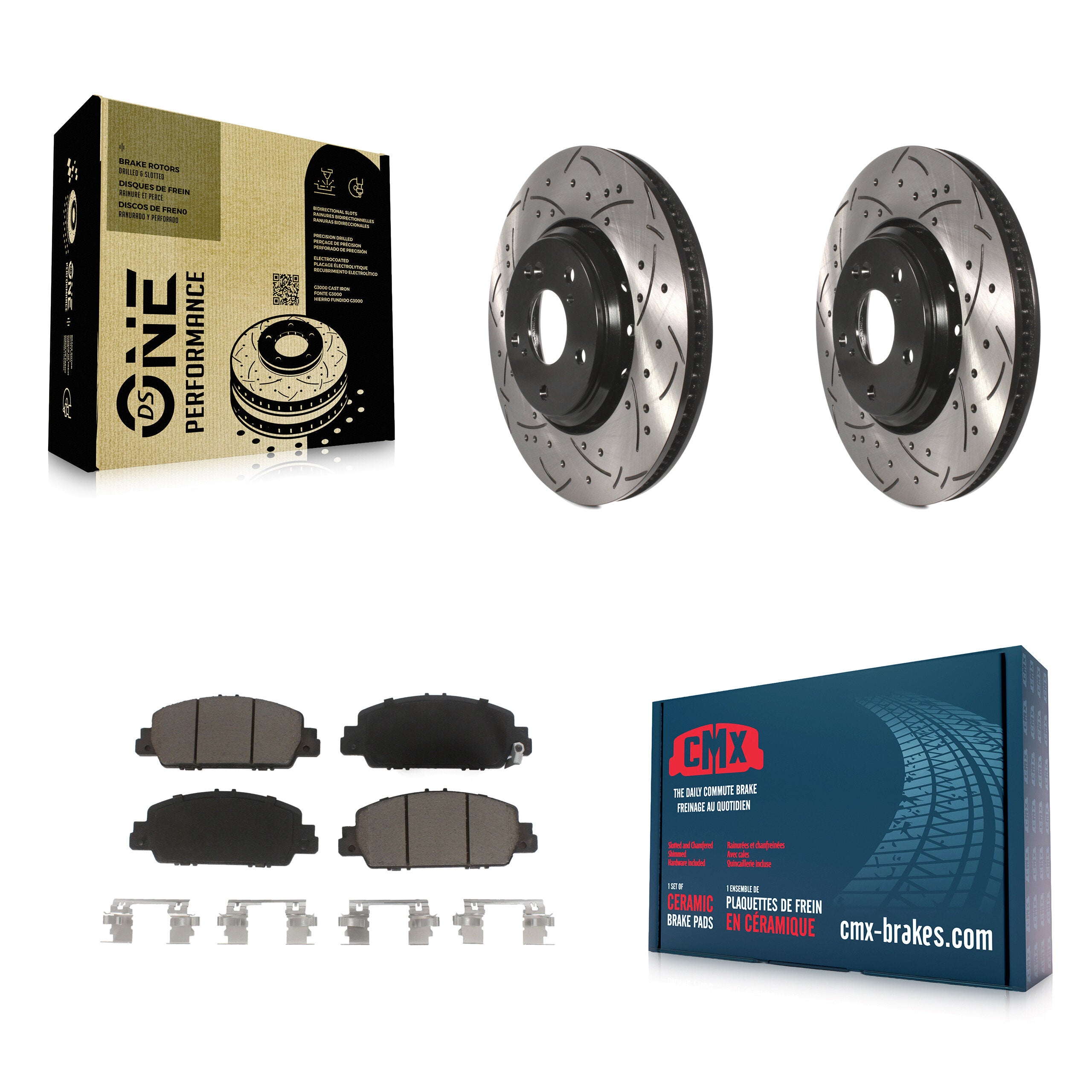 Transit Auto KDC-100027 Disc Brake Kit for 2017 Honda Accord - Front product image