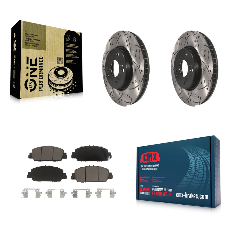 Transit Auto KDC-100028 Disc Brake Kit for 2013-2024 Honda Accord - Front product image