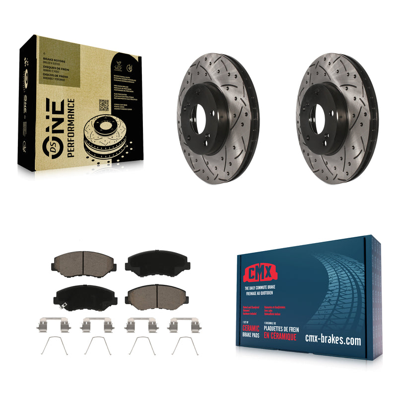 Transit Auto KDC-100029 Disc Brake Kit for 2003-2017 Honda Accord, Honda CR-Z, Honda Civic & more - Front product image