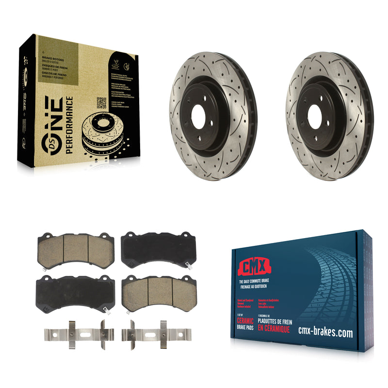 Transit Auto KDC-100034 Disc Brake Kit for 2012-2020 Dodge Durango, Jeep Grand Cherokee - Front product image