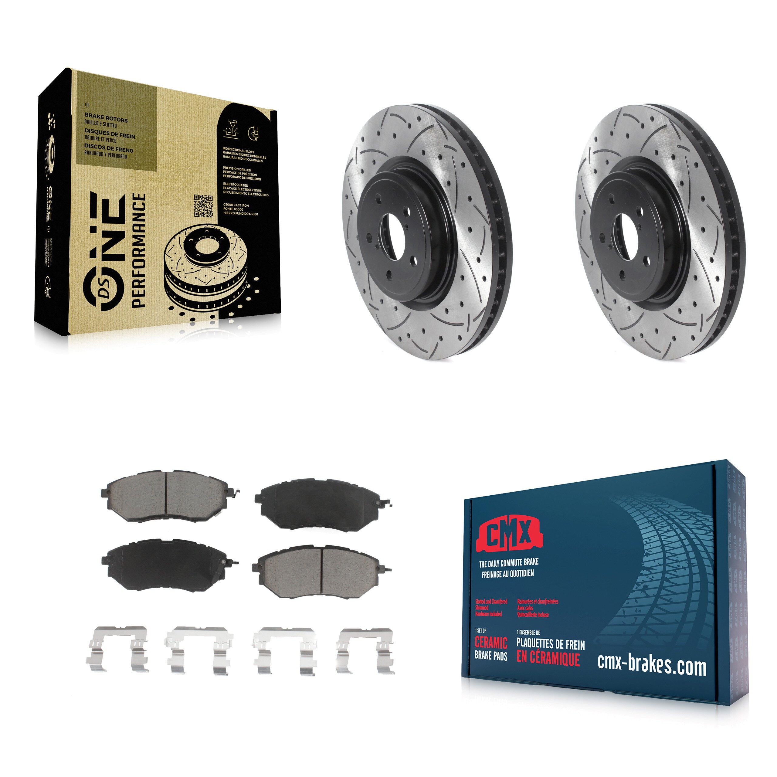 Transit Auto KDC-100035 Disc Brake Kit for 2005-2018 Subaru Forester, Subaru Legacy, Subaru Outback - Front product image