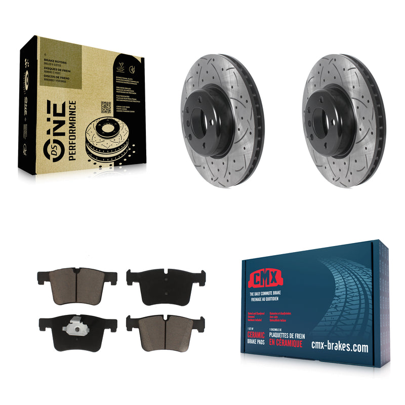 Transit Auto KDC-100039 Disc Brake Kit for 2013-2015 BMW 335i, BMW 335i GT xDrive, BMW 335i xDrive - Front product image