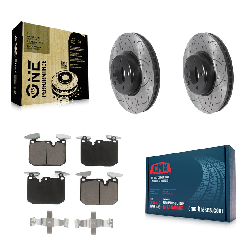 Transit Auto KDC-100040 Disc Brake Kit for 2012-2020 BMW 230i, BMW 230i xDrive, BMW 330i & more - Front product image