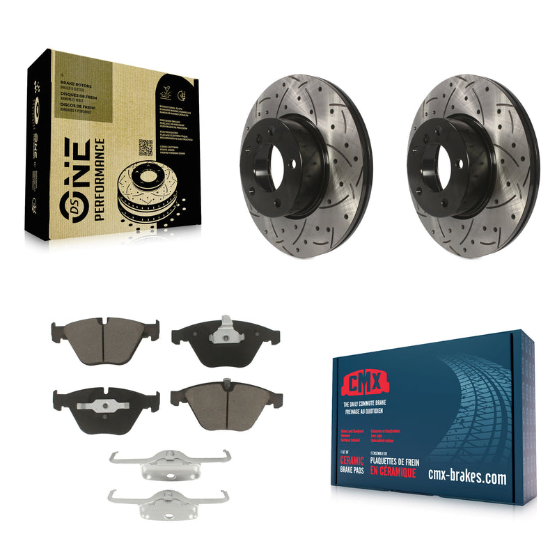 Transit Auto KDC-100041 Disc Brake Kit for 2008-2015 BMW X1, BMW 328i, BMW 328i xDrive & more - Front product image