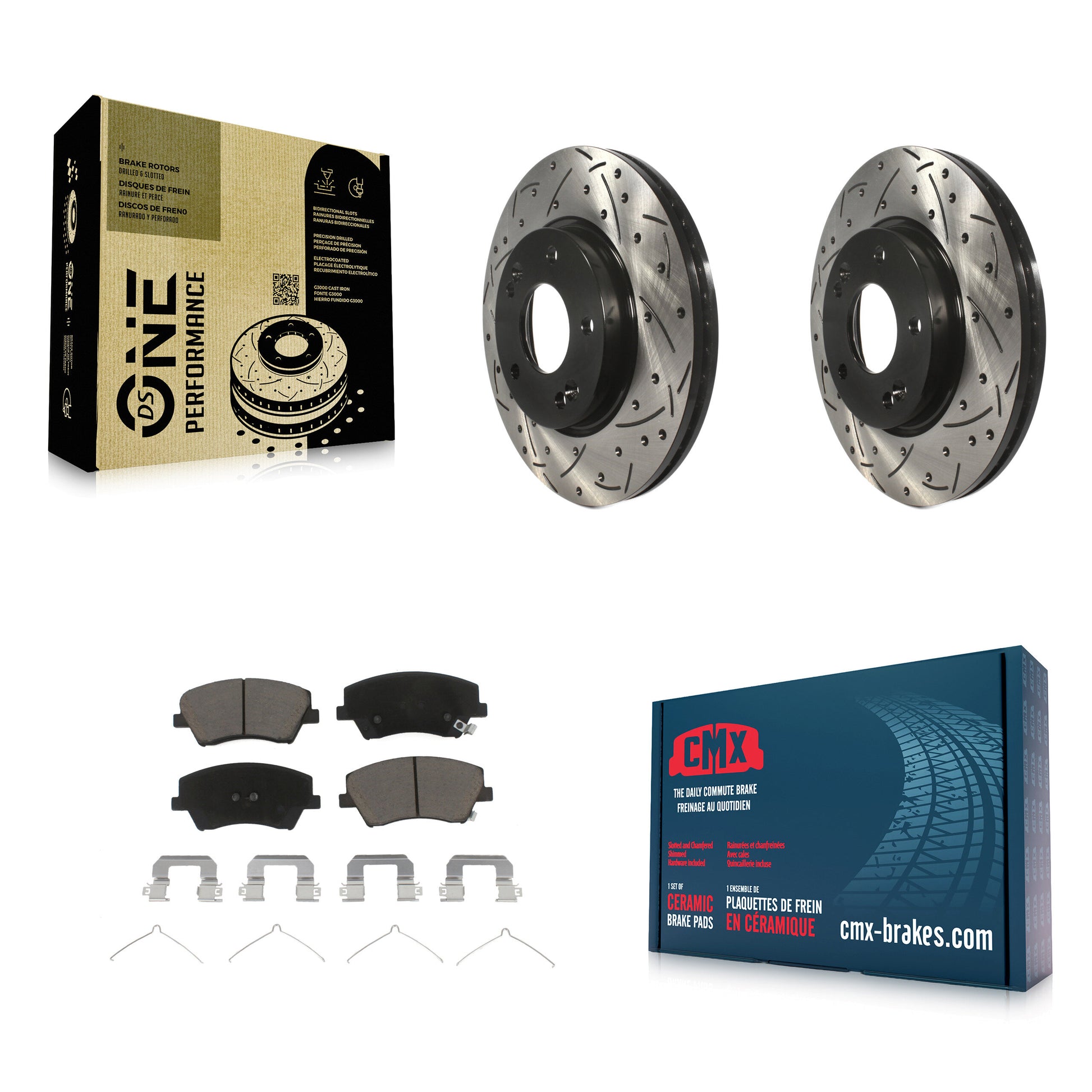 Transit Auto KDC-100043 Disc Brake Kit for 2017-2020 Hyundai Elantra - Front product image