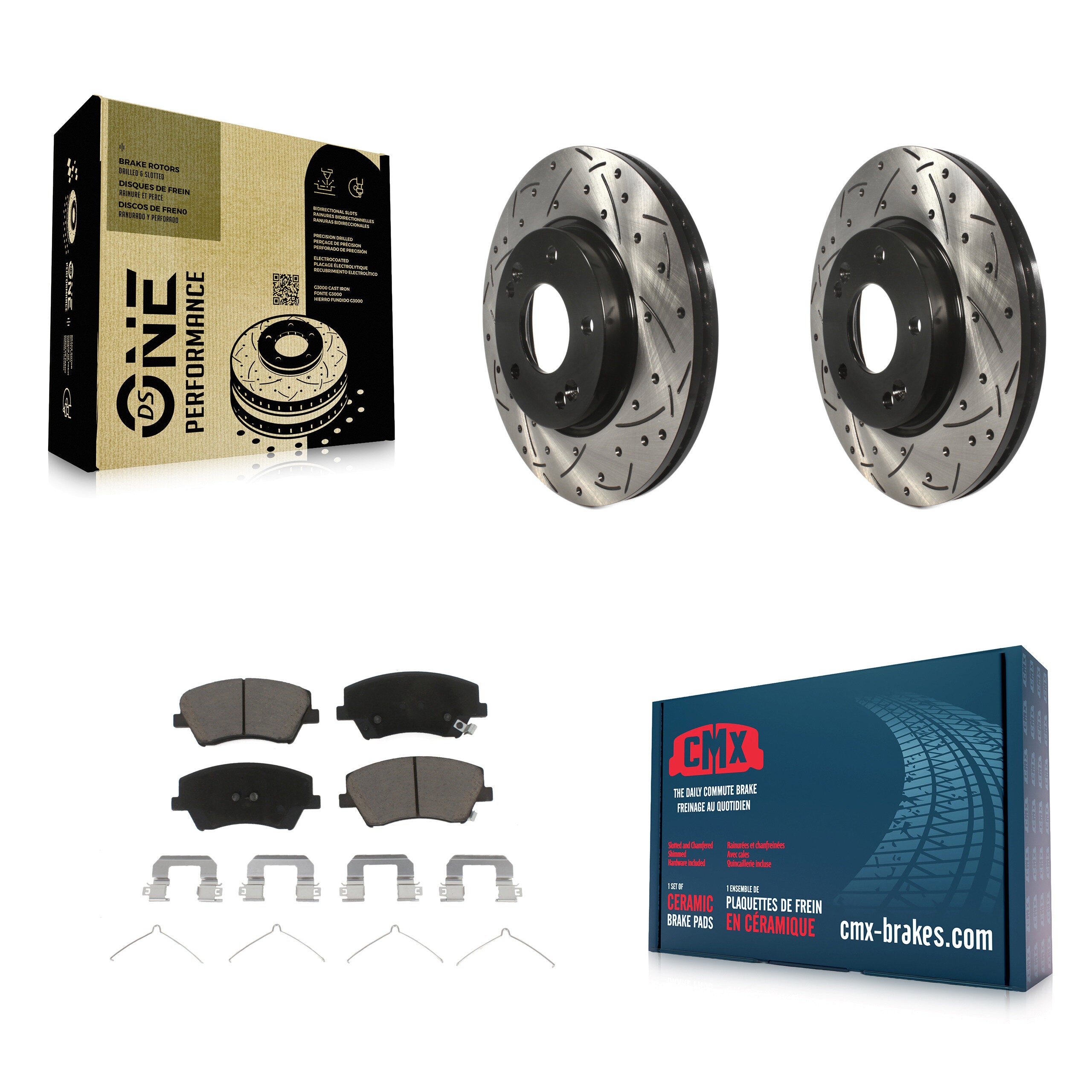 Transit Auto KDC-100043 Disc Brake Kit for 2017-2020 Hyundai Elantra - Front product image